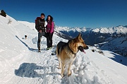 Salita dai Fondo di Schilpario al Passo Campelli (1892 m) e al Monte Campioncino (2100 m.) il 10 febbraio 2013 - FOTOGALLERY